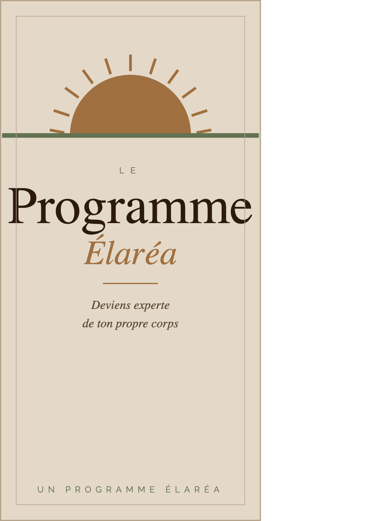 Élaréa - Le Programme